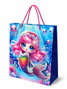 Mermaid gift bags design 4,  1 pc