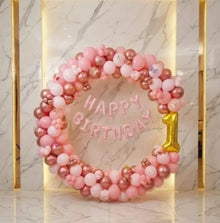 Balloon ring decoration