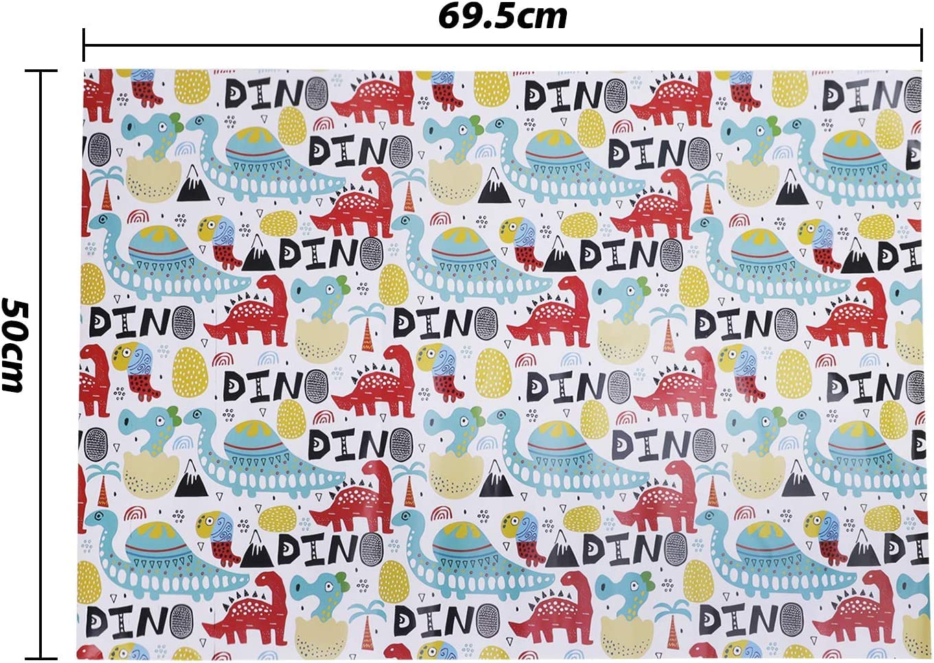 Dinosaur Gift wrapping sheet 5pcs