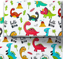 Hello dino Gift wrapping sheet 5pcs