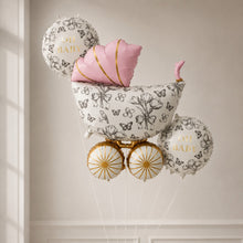 elegant Oh baby helium balloon  pink