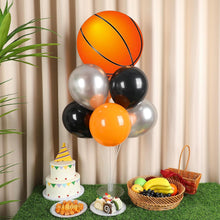 basket ball air filled 7 balloon holder stand