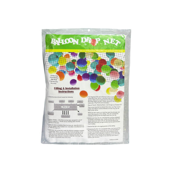 Balloon Drop Net for 200 balloons
