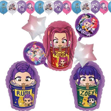 Kpop balloon combo latex and foil balloon
