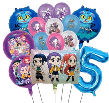 Kpop demon hunter balloon with digit