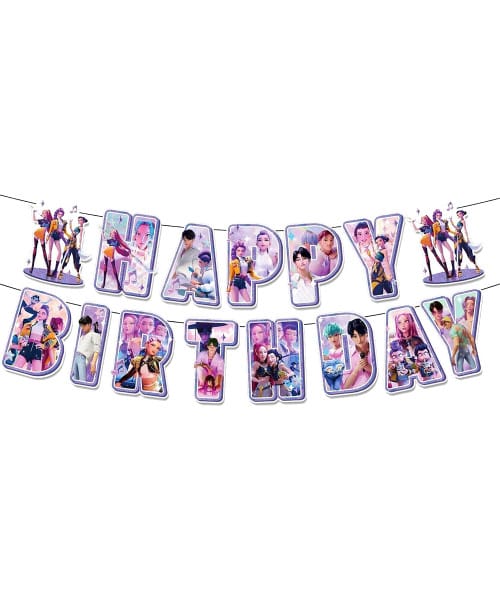Kpop birthday banner