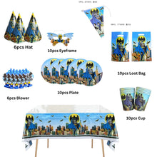 Batman Birthday Party Tableware Set for 10 Guests | Disposable Plates, Cups, Banner & Party Decorations