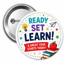 Ready Set Learn A Great Year Starts Today Badge
