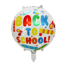 Back to school helium balloon