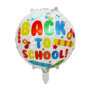 Back to school helium balloon