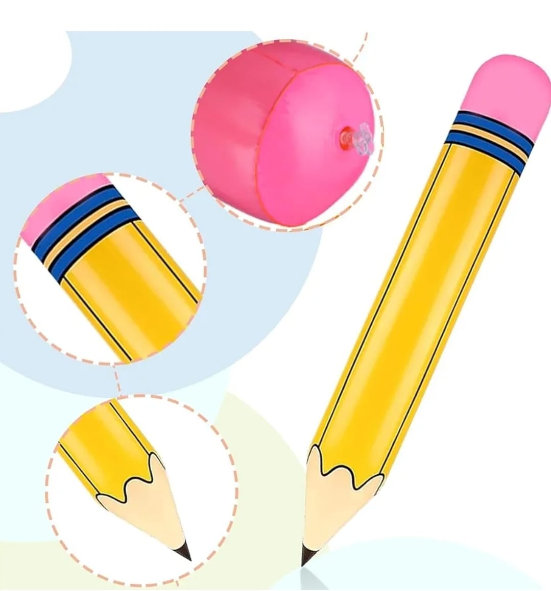 1pc inflatable pencil for back to school decoration - Non inflated