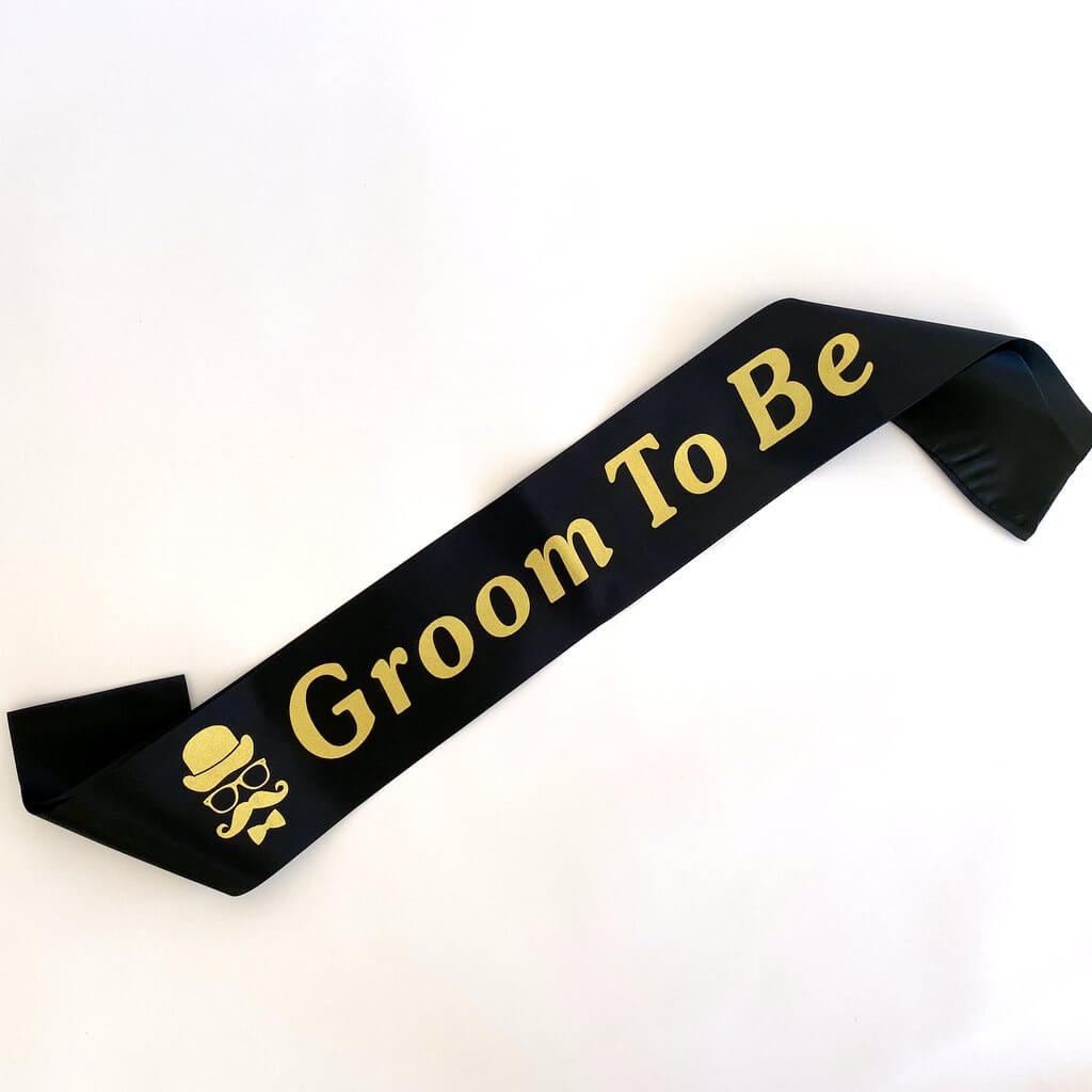 Groom to be sash