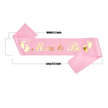 Mom to be pink sash