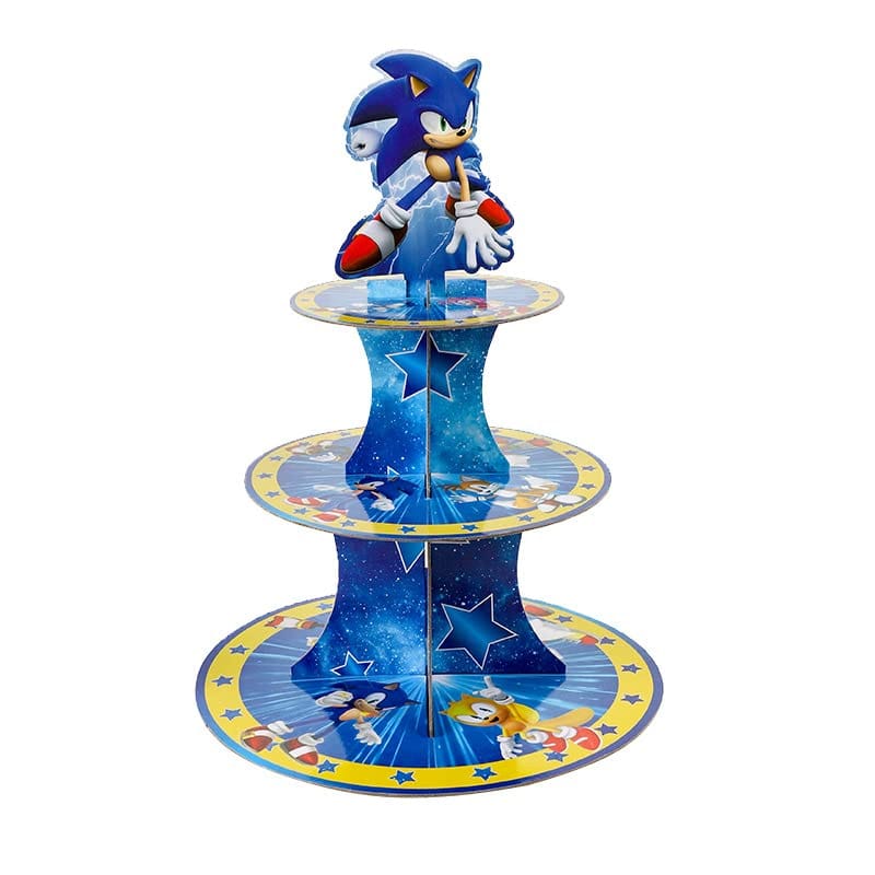 Sonic cupcake stand
