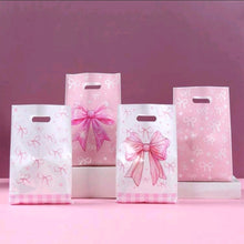 Bow theme assorted loot bag pink candy bag Pack of 50pcs  25x 16.5cm