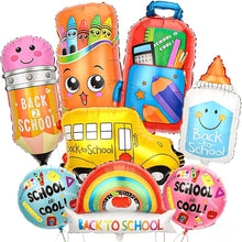 Back to school assorted foil balloon kit