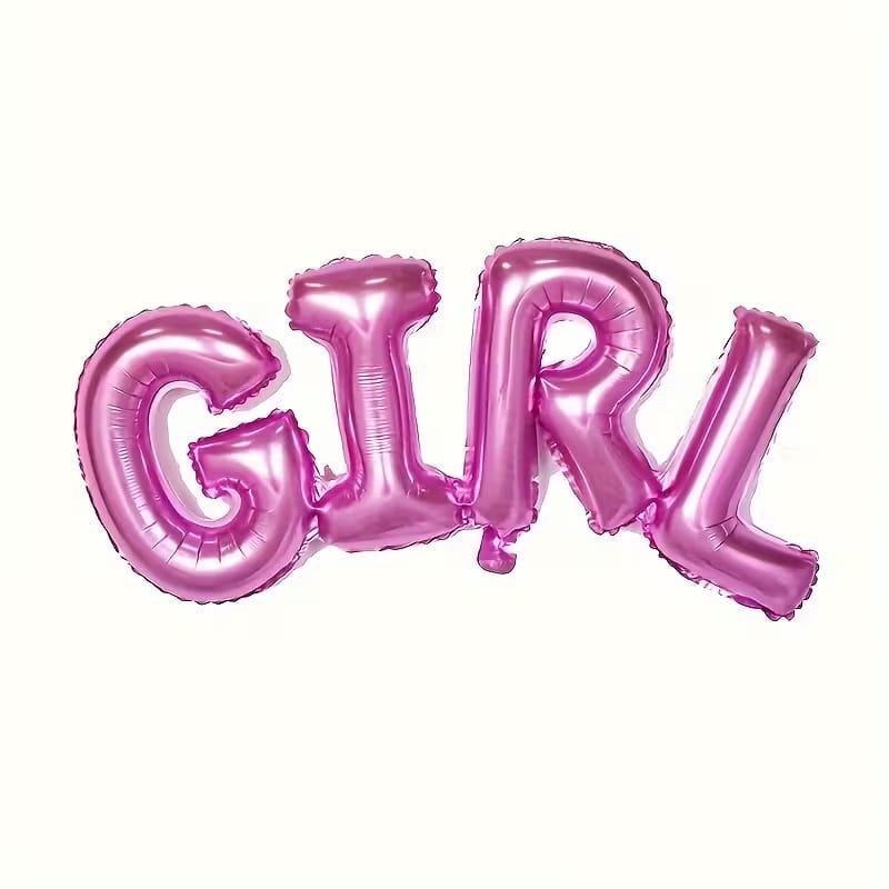 Girl foil text non inflated