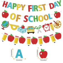 Happy first day of school banner