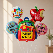 Back to school back pack helium balloon set