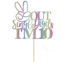 10th birthday cake topper