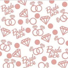 Rosegold Bride to be confetti 100pcs