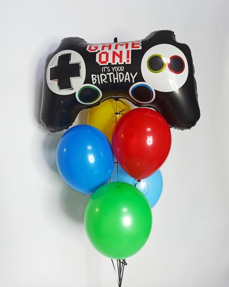 Joy stick game on helium bunch