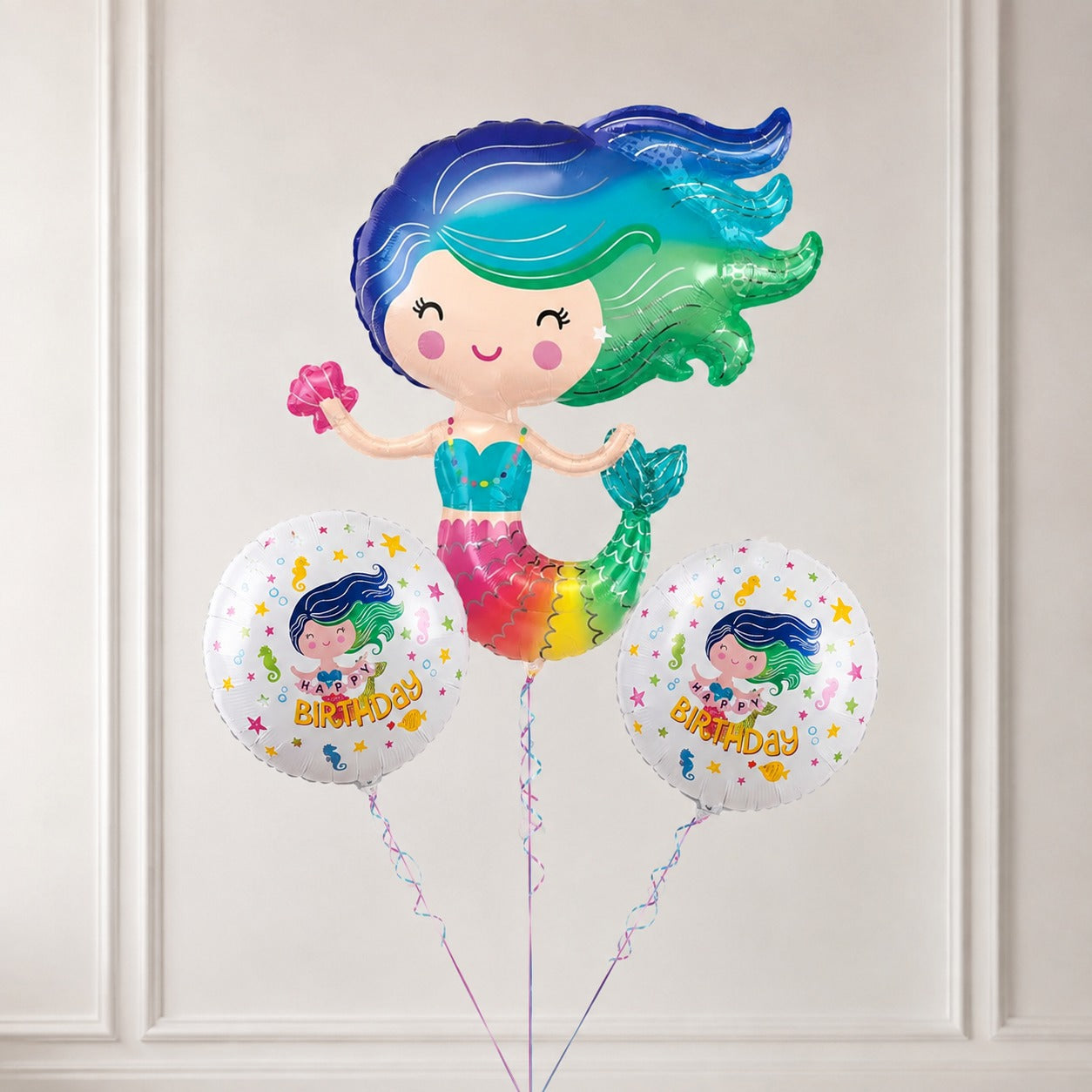 Mermaid simple helium bunch
