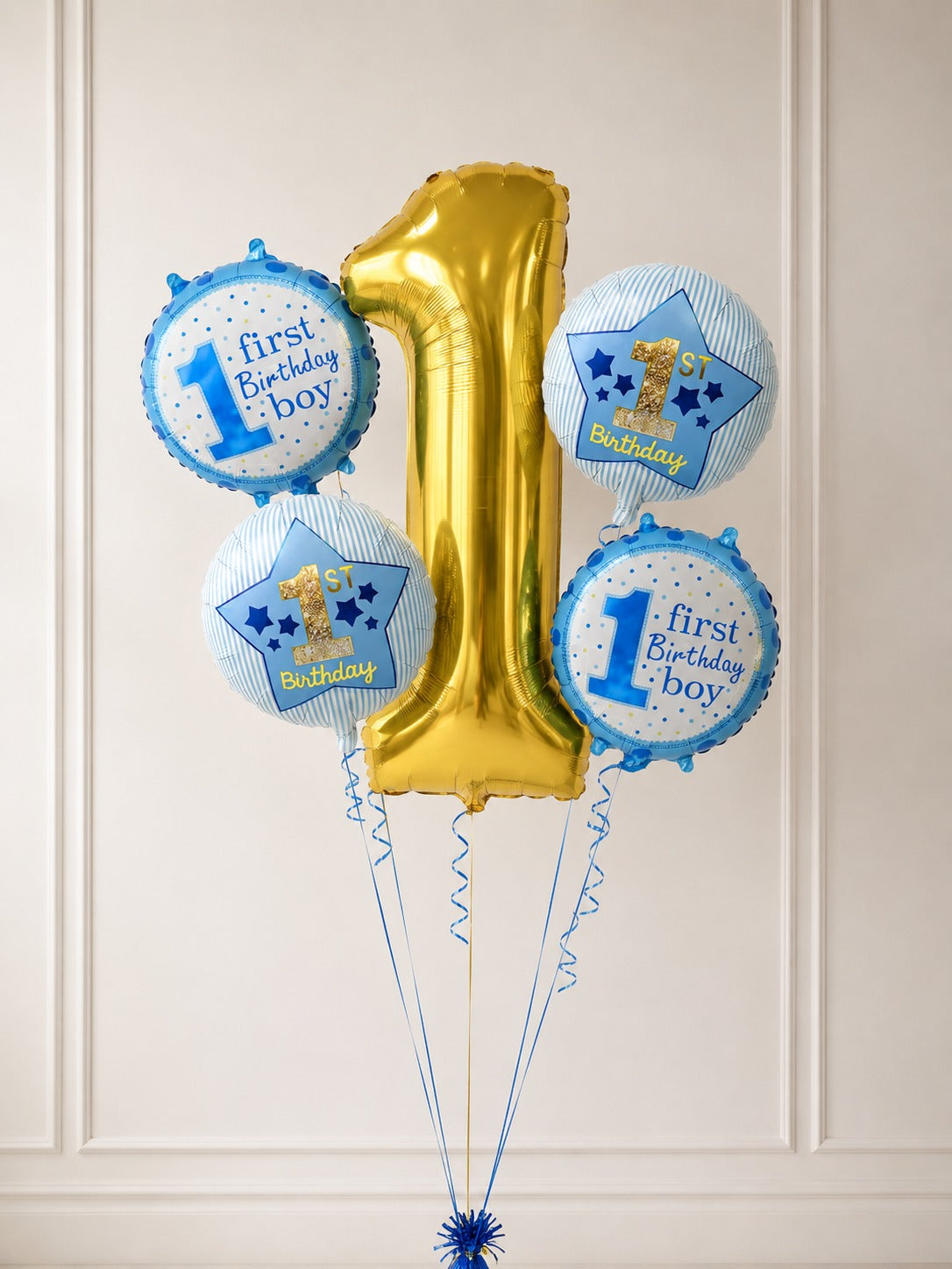 First birthday foil helium balloon