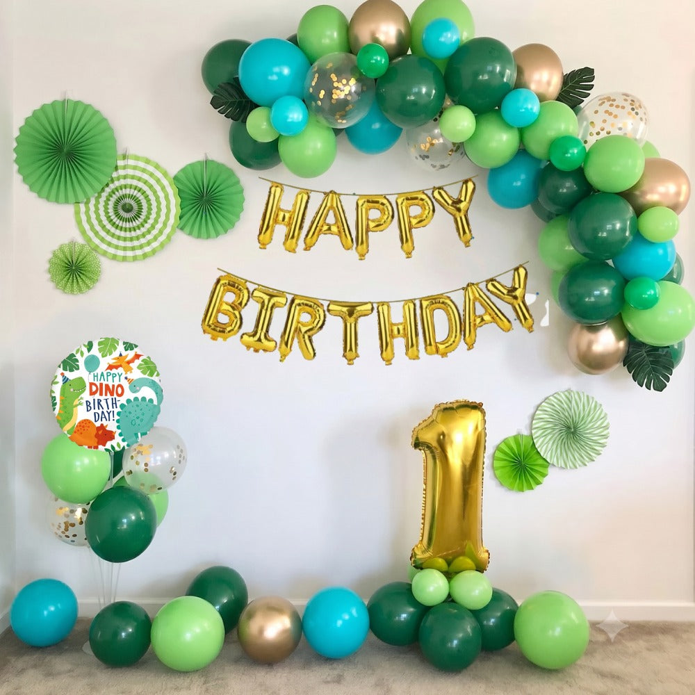Dinosaur simple birthday decoration