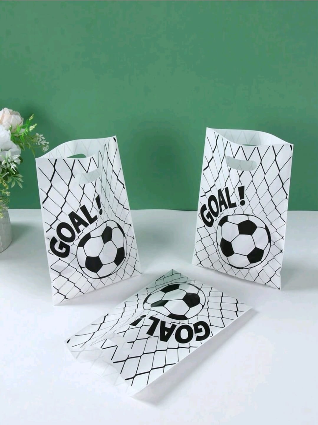 50pcs goal football loot candy bag