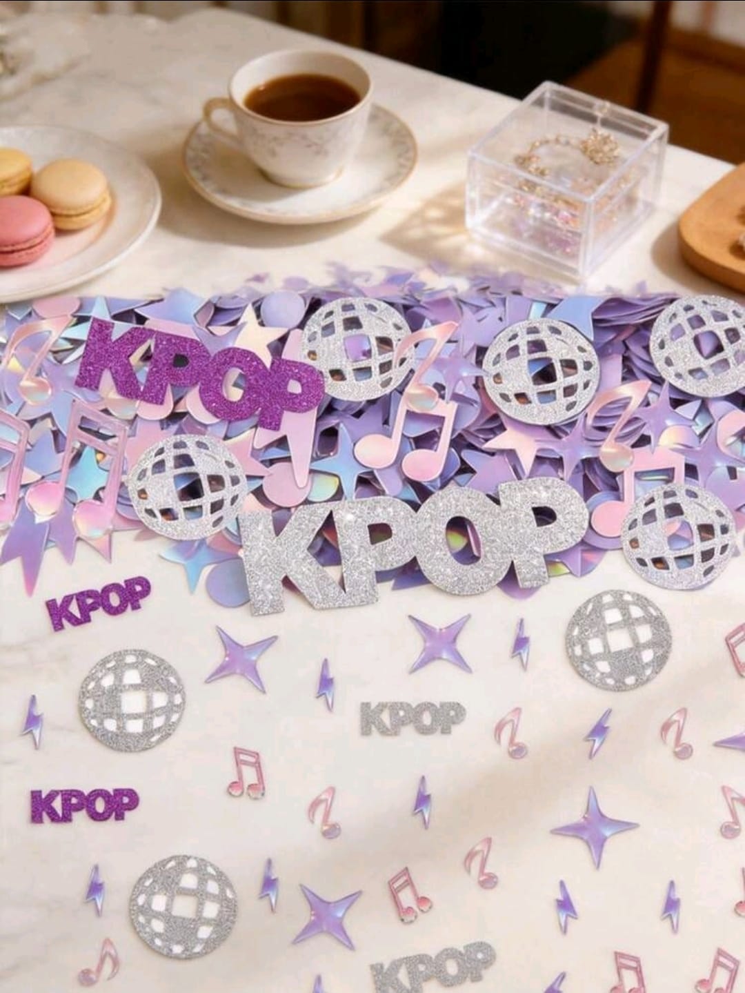 500pcs kpop table confetti