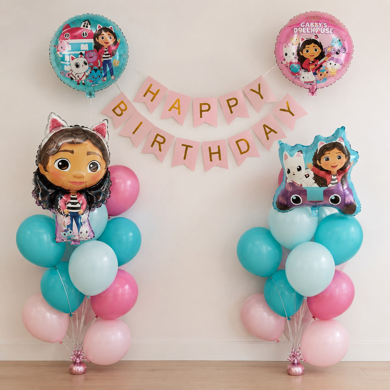Gabby's Dollhouse balloon decoration 25pcs set