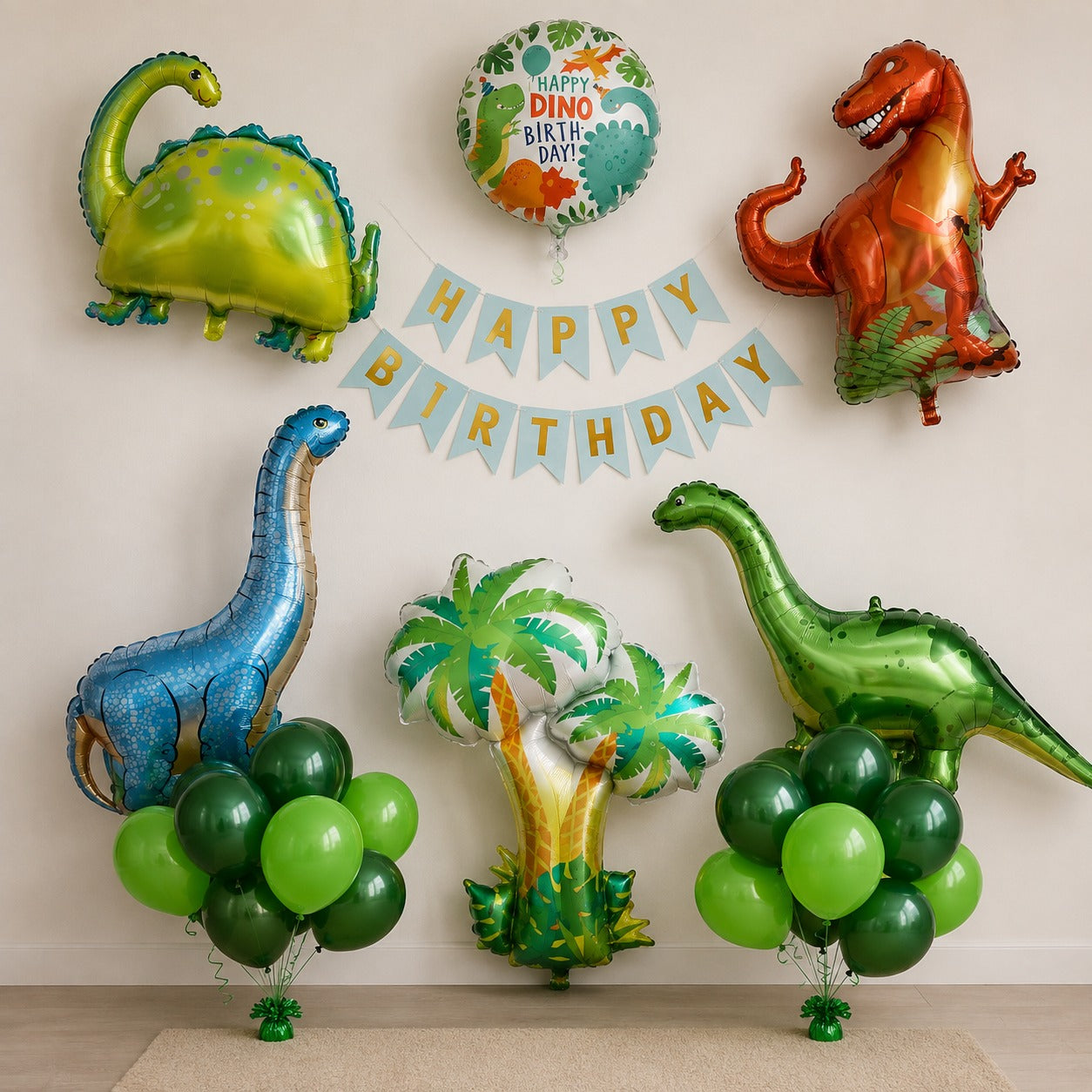 27 pcs Dinosaur decoration kit