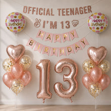 13th birthday , teenager birthday rosegold  Decoration