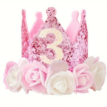 3rd birthday party crown hat