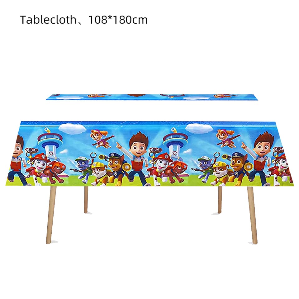 Paw patrol table cover