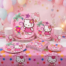 Hello kitty plate cup set serves 10