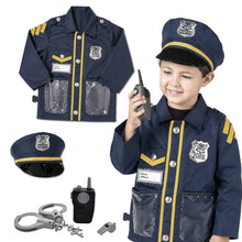 Police costume with pant , cap, handcuff and toy 110 to 130 cm