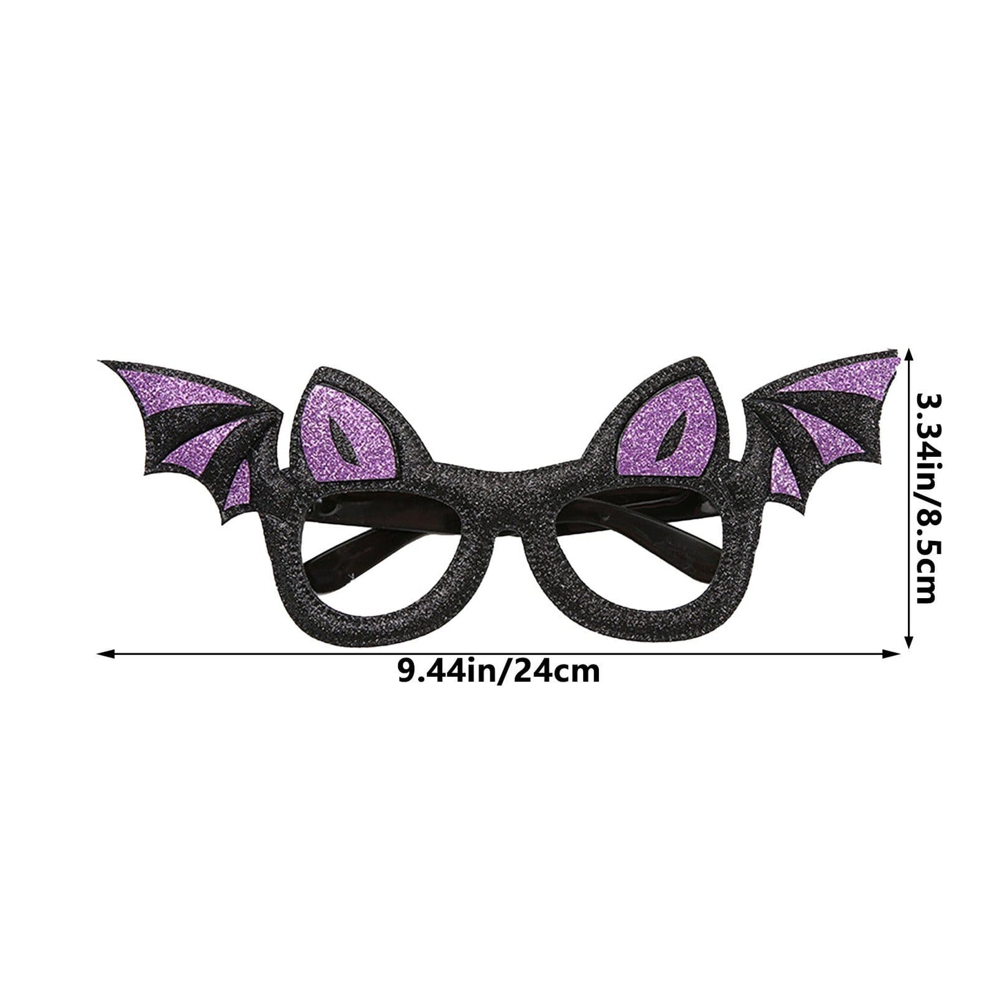 Purple bat wings spooky eyeframe