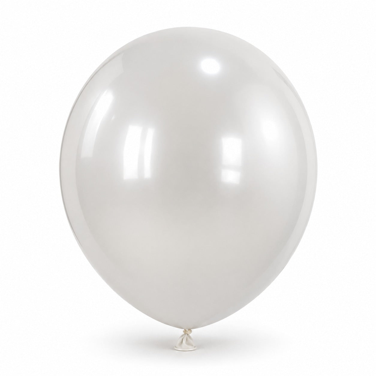 Matte white balloon