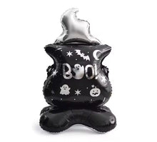 Boo witch boiling pot spooky