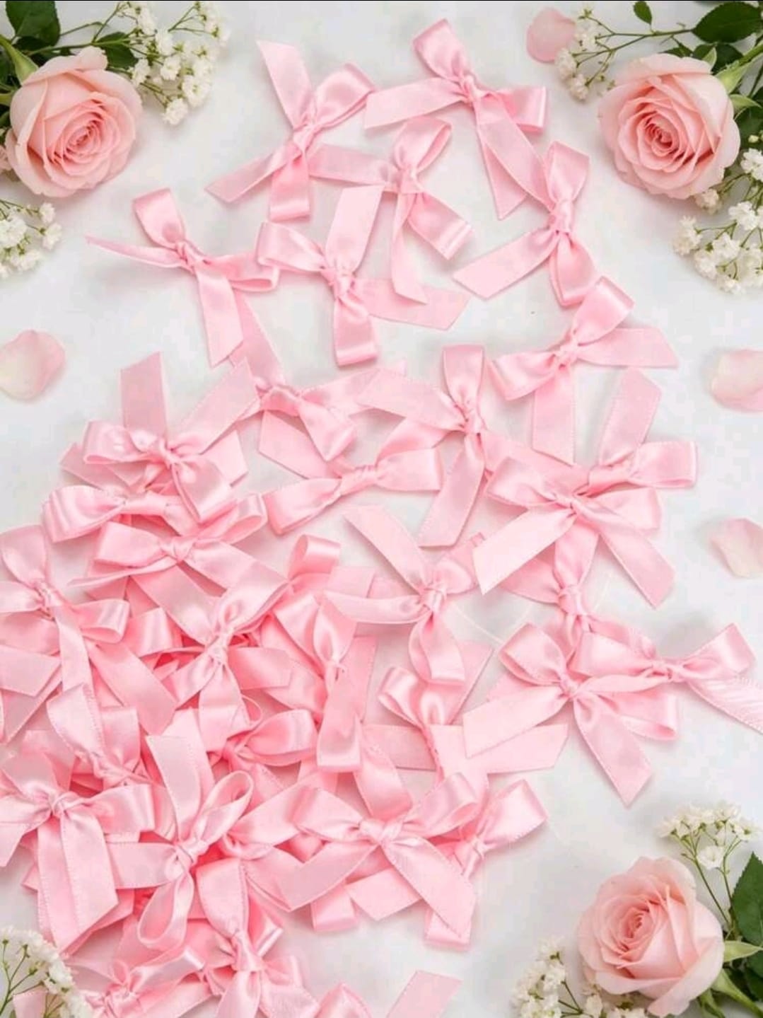 (50pcs/Pack) 4cm Ribbon oink Bows
