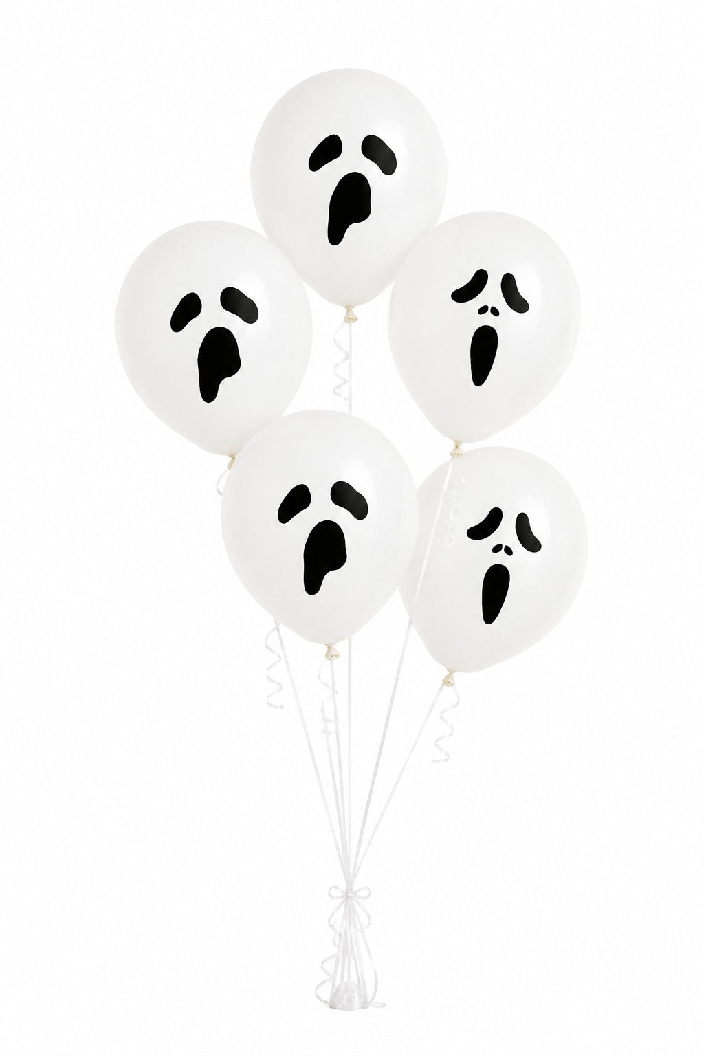 Ghost printed helium balloon - 5 pcs  - assorted design