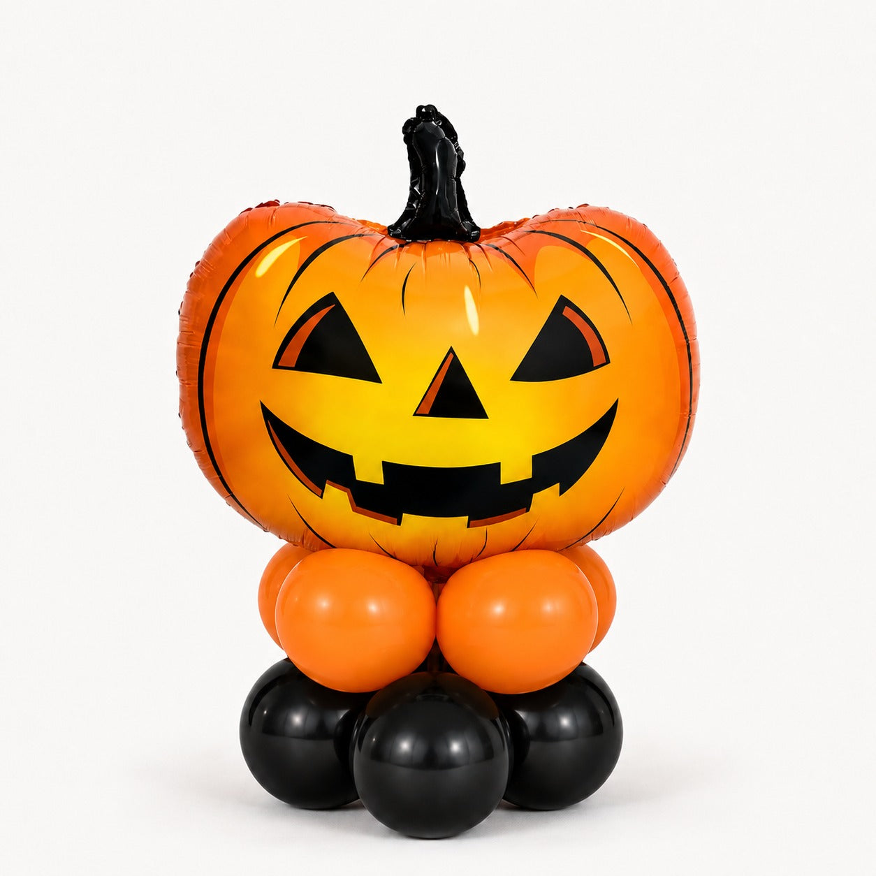 pumpkin jack o lantern air filled balloon base