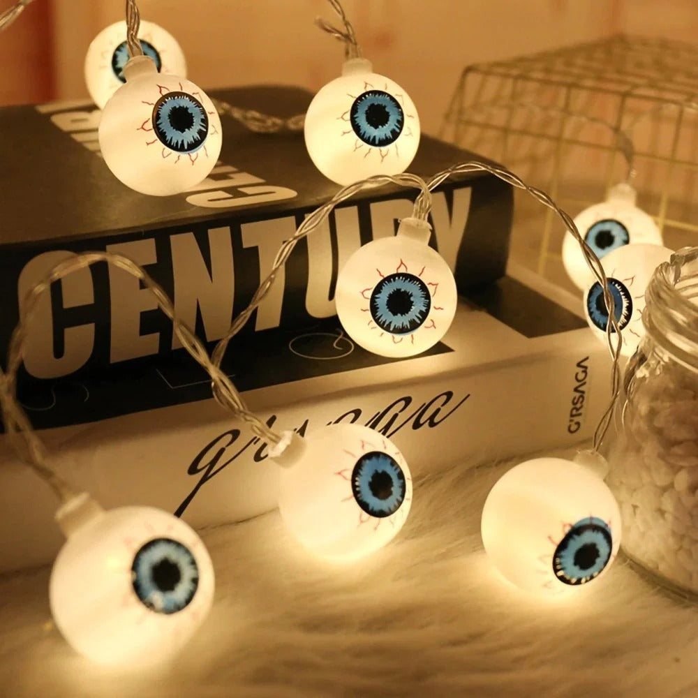 spooky eyeball string light 3m - 20 lights