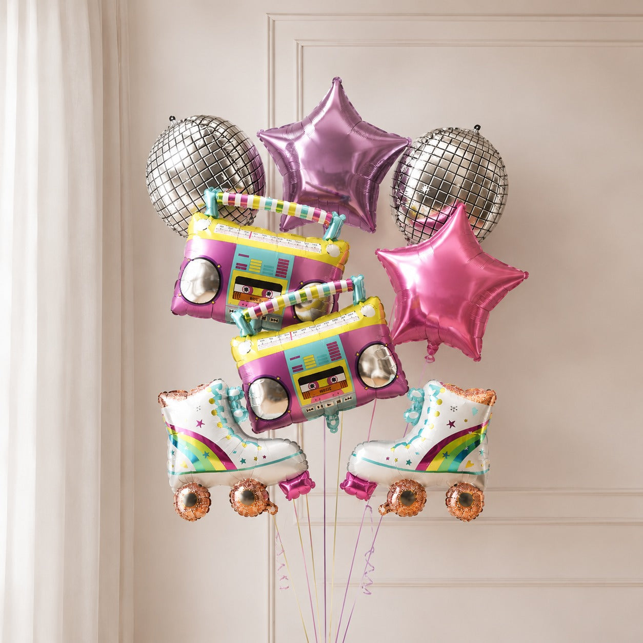 Retro theme balloon