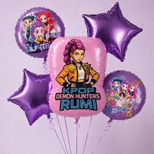 Rumi Kpop demon hunters 5 pcs helium bunch
