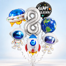 space astronaut helium bunch