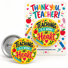 Customized badges for World Teachers' Day - design 12