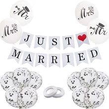 Just married simple decoration